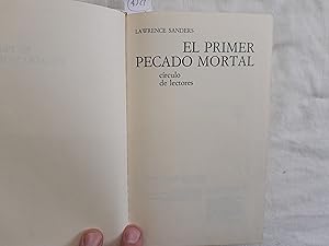 Imagen del vendedor de El primer pecado mortal. a la venta por Librera "Franz Kafka" Mxico.