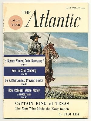 Immagine del venditore per The Atlantic - Vol. 199, No. 4, April 1957 venduto da Between the Covers-Rare Books, Inc. ABAA