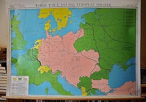 World War I, 1914-1918, European theater (Large Pull Down Map)