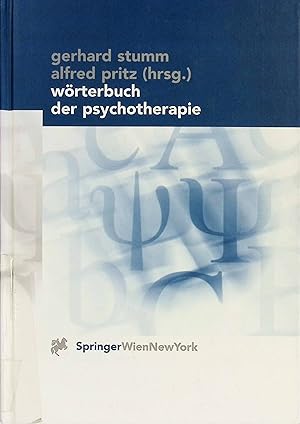 Bild des Verkufers fr Wrterbuch der Psychotherapie. zum Verkauf von books4less (Versandantiquariat Petra Gros GmbH & Co. KG)