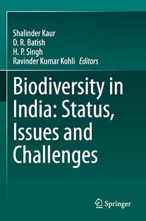 Seller image for Biodiversity in India: Status, Issues and Challenges for sale by BuchWeltWeit Ludwig Meier e.K.