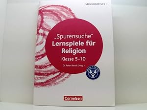 Bild des Verkufers fr Lernspiele Sekundarstufe I - Religion - Klasse 5-10: Spurensuche - Kopiervorlagen Klasse 5-10 zum Verkauf von Book Broker