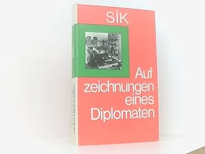 Bild des Verkufers fr Aufzeichnungen eines Diplomaten zum Verkauf von Book Broker
