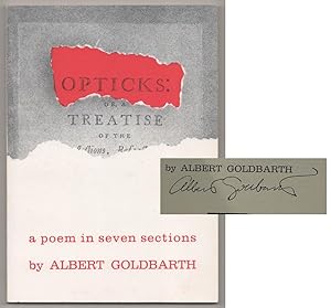Bild des Verkufers fr Opticks: A Poem in Seven Sections (Signed First Edition) zum Verkauf von Jeff Hirsch Books, ABAA