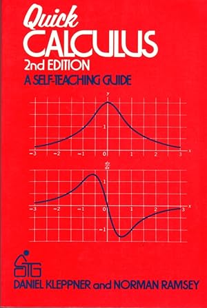 Seller image for Quick Calculus: A Self-Teaching Guide for sale by Clausen Books, RMABA