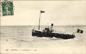 Ansichtskarte / Postkarte Dieppe Seine Maritime, Dampfer Mercure, Fährschiff