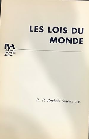 Imagen del vendedor de Les Lois du Monde a la venta por Le Bouquin Garni