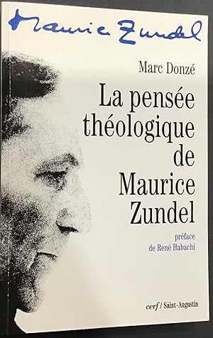 Seller image for La pense thologique de Maurice Zundel, Pauvret et Libration for sale by Le Bouquin Garni