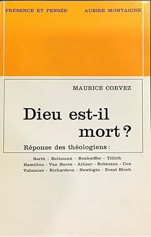 Immagine del venditore per Dieu est-il mort? venduto da Le Bouquin Garni