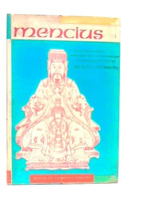Bild des Verkufers fr Mencius zum Verkauf von World of Rare Books