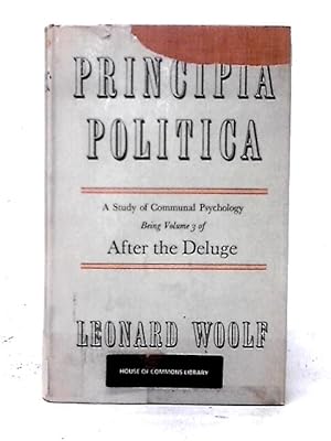 Bild des Verkufers fr Principia Politica: A Study Of Communal Psychology zum Verkauf von World of Rare Books