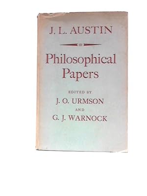 Image du vendeur pour Philosophical Papers mis en vente par World of Rare Books