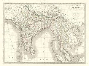 Carte de l'Inde en-deça et au-dela du Gange [India within and beyond the Ganges]