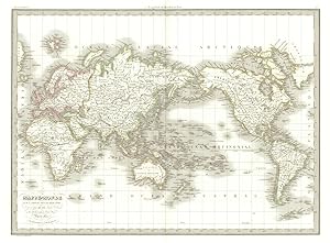 Mappemonde sur la projection de Mercator [Map of the World on the Mercator projection]