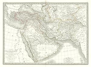 Carte de la Turquie d'Asie, de la Perse, de l'Afghanistan et de l'Arabie [Turkey in Asia, Persia,...
