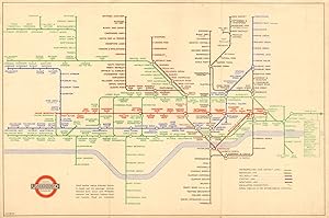 London Transport - Underground Lines No 1. 1943 - 343.587.300M