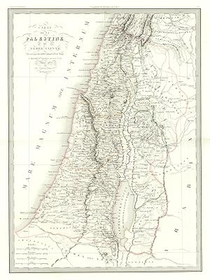 Carte de la Palestine ou Terre Sainte [Palestine or the Holy Land]