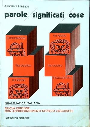 Immagine del venditore per Parole / significati / cose venduto da Librodifaccia