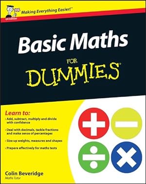 Seller image for Basic Maths For Dummies: UK Edition for sale by Studibuch
