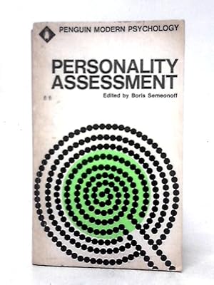 Immagine del venditore per Personality Assessment: Selected Readings (Modern Psychology Readings) venduto da World of Rare Books