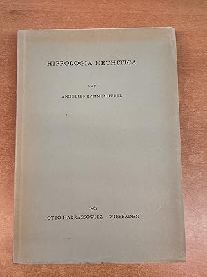 Imagen del vendedor de Hippologia Hethitica a la venta por Oxfam Bookshop Gent