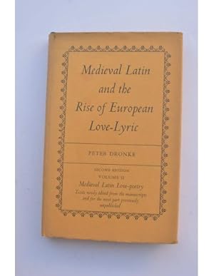 Imagen del vendedor de Medieval latin and the rise or european love-lyric. Vol. II. Medieval latin Love-poetry a la venta por LIBRERA SOLAR DEL BRUTO