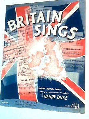 Image du vendeur pour Britain Sings (for Pianoforte) mis en vente par World of Rare Books