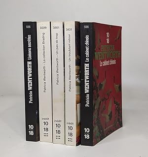 Immagine del venditore per Lot de 5 romans de Patricia Wentworth: Un troublant retour / La collection brading / Un pas de trop / Le cabinet chinois / Liaisons secrtes venduto da crealivres