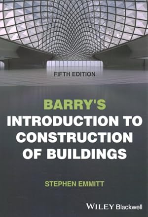 Seller image for Barry's Introduction to Construction of Buildings for sale by GreatBookPrices