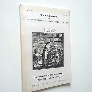 Imagen del vendedor de Catlogo de Libros antiguos y modernos, raros o curiosos, n 43. Librera San Bernardo a la venta por MAUTALOS LIBRERA