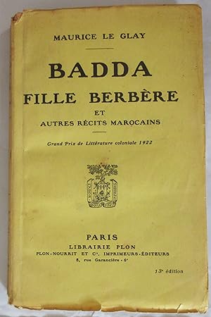 Badda Fille Berbère et Autres Récits Marocains