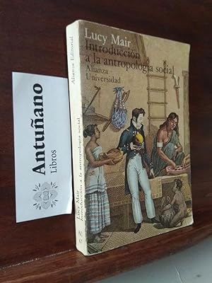 Seller image for Introduccin a la antropologia social for sale by Libros Antuano