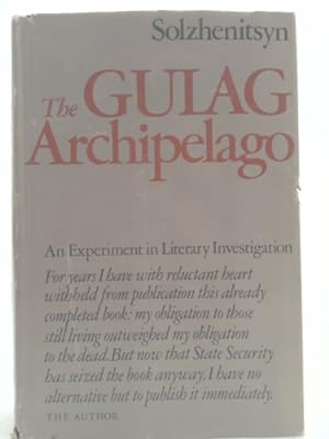 Seller image for The Gulag Archipelago, 1918-1956: An Experiment in Literary Investigation (English and Russian Edition) for sale by ThriftBooksVintage