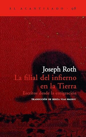 Seller image for La Filial Del Infierno En La Tierra (Spanish Edition) for sale by Librairie Cayenne