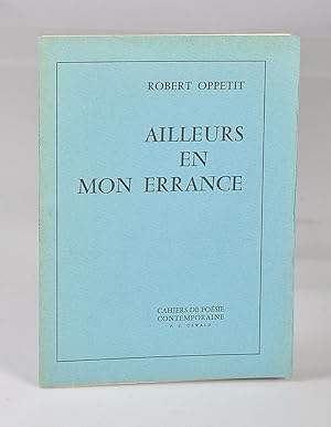 Seller image for Ailleurs en mon Errance for sale by Librairie Alain Pons