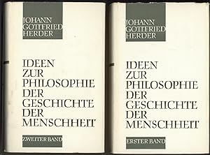 Ideen zur Philosophie der Geschichte der Menschheit. (Herausgegeben von Heinz Stolpe). 4 Teile in...