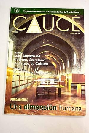 Imagen del vendedor de Cauce 2000, Ao 2002, n 110:: Prolongacin de la lnea 8 del metro de Madrid e intercambiador de Nuevos Ministerios, en Madrid.; Puente sobre el ro Ebro, en la lnea de Alta Velocidad Madrid-Barcelona-Frontera francesa.; Terminal de contenedores del Puerto de Bilbao. Un paso de modernizacin.; Hosptal King Abdullah, en Irbid (Jordania) Sencillez y funcionalidad a la venta por Alcan Libros