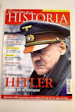 Imagen del vendedor de La Aventura de la Historia, Ao 2004, n 73, el despojo de Africa:: El ltimo da de Hitler; Elecciones en EEUU. Cierren filas; Argelia, 1954; Divisin Azul: triste regreso; Alejandro fabrica su imagen: el hroe; 1854, todos contra el Zar: Crimea; La carga de la Brigada Ligera: locura en Crimea; Las exploraciones, caminos para el saqueo; Berln, 1884: el reparto; Nuevas reglas de juego; El continente sin dueo; Caballeros del Santo Sepulcro en Barcelona; Romanos de Astrix; El cuarto de las moscas; El desarme, una treta gastronmica; Ms viejo que Matusaln a la venta por Alcan Libros