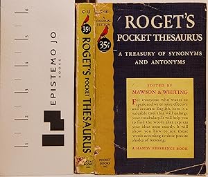 Image du vendeur pour Roget's Pocket Thesaurus: Based on Roget's International Thesaurus of English Words and Phrases mis en vente par Epistemo Jo Books