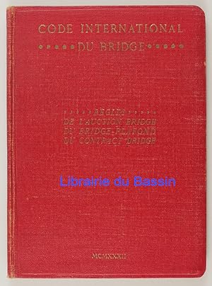 Code international du bridge Règles de l'auction bridge, du bridge-plafond, du contract bridge