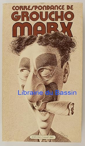 Immagine del venditore per Correspondance de Groucho Marx venduto da Librairie du Bassin