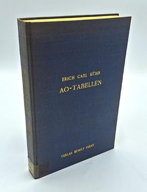 Imagen del vendedor de AO-TABELLEN der von 10' zu 10' fortschreitenden Polhhen von 46 bis zu 56 fr eine Ekliptikschiefe von 2327'00. 1. Band. a la venta por Occulte Buchhandlung "Inveha"