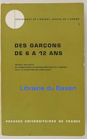 Image du vendeur pour Des garons de 6  12 ans mis en vente par Librairie du Bassin