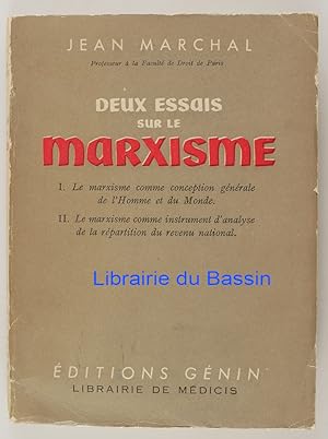 Seller image for Deux essais sur le marxisme for sale by Librairie du Bassin