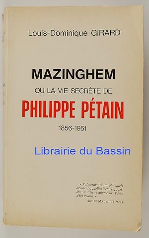 Imagen del vendedor de Mazinghem ou la vie secrte de Philippe Ptain 1856-1951 a la venta por Librairie du Bassin