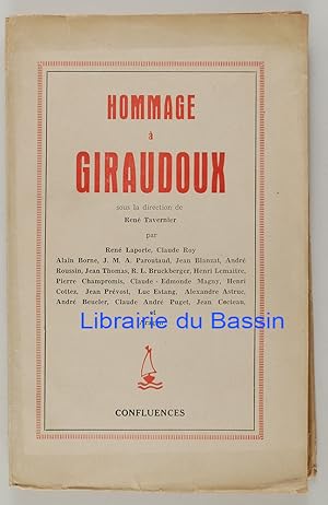 Image du vendeur pour Hommage  Giraudoux mis en vente par Librairie du Bassin