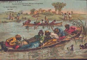 African-Americans in Canoes. Brooks & Co. Clarence Brooks . Fine Coach, Railway and Piano Forte V...