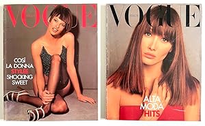 Vogue Italia March 1993 + Vogue Italia March 1993 Supplement [2 full fashion magazines - text in ...