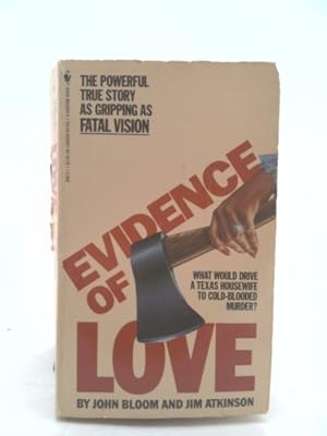 Imagen del vendedor de Evidence of Love a la venta por ThriftBooksVintage