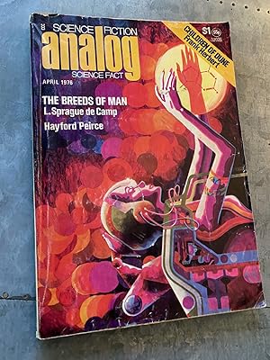 Seller image for ANALOG Science Fiction Science Fact Magazine April 1976 Frank Herbert, Children of Dune for sale by PAPPINFUSS Books